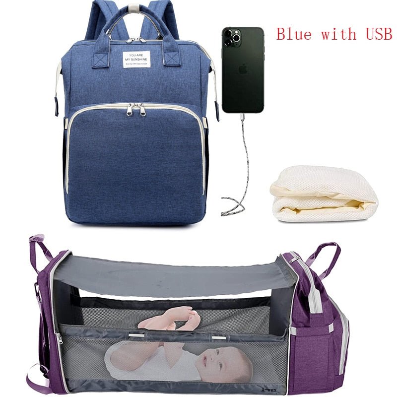 Sac à langer portatif | Berceau de voyage BabyNappy™ - Boutique L'Univers Des Petits